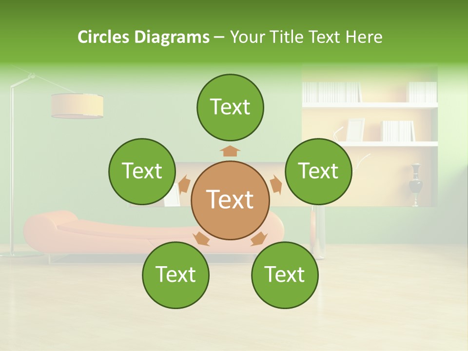 Life Tyle Ofa De Ign PowerPoint Template