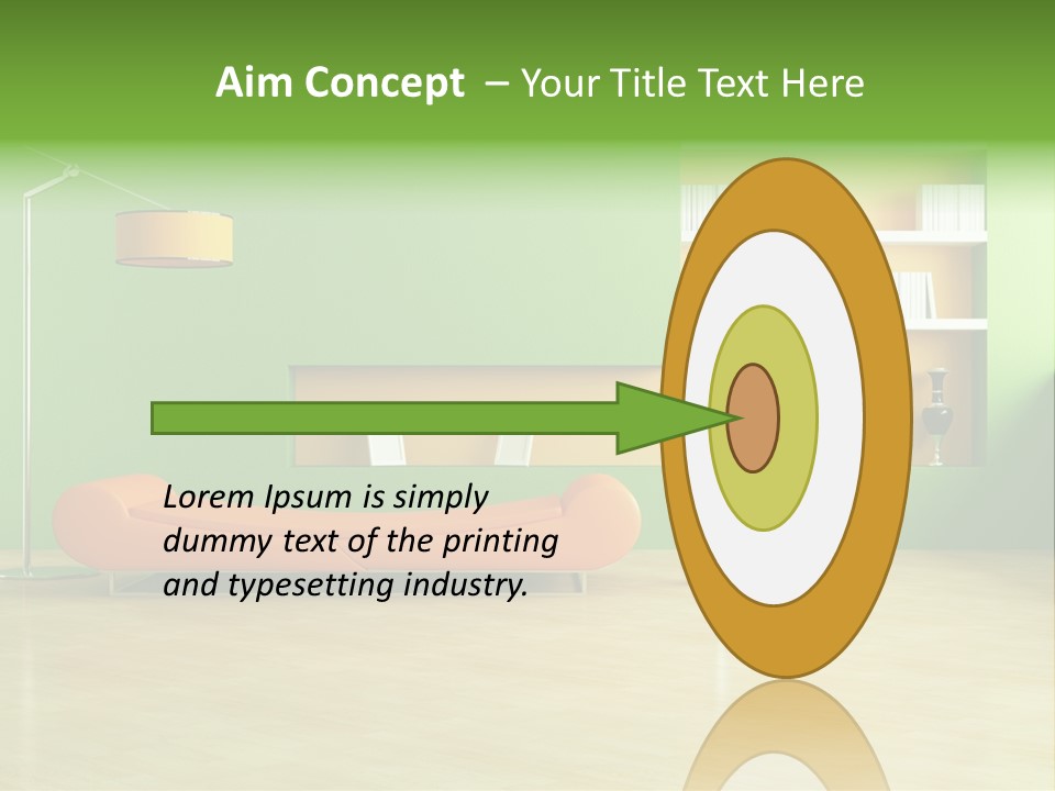 Life Tyle Ofa De Ign PowerPoint Template