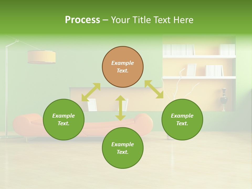 Life Tyle Ofa De Ign PowerPoint Template