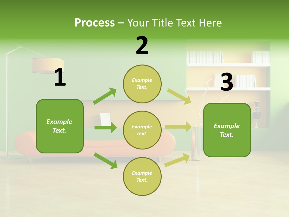 Life Tyle Ofa De Ign PowerPoint Template