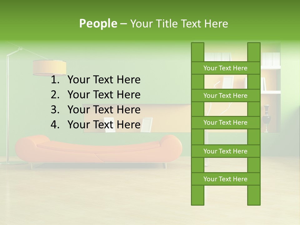Life Tyle Ofa De Ign PowerPoint Template