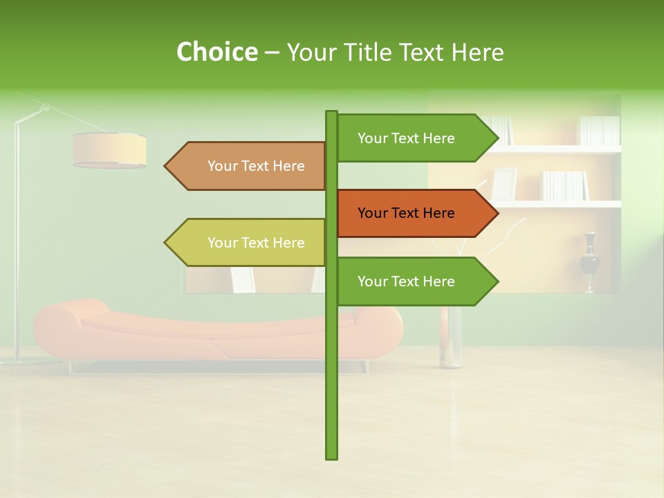 Life Tyle Ofa De Ign PowerPoint Template