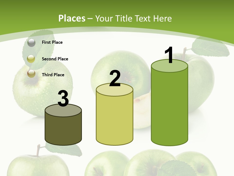 Isolated Leaf Food PowerPoint Template