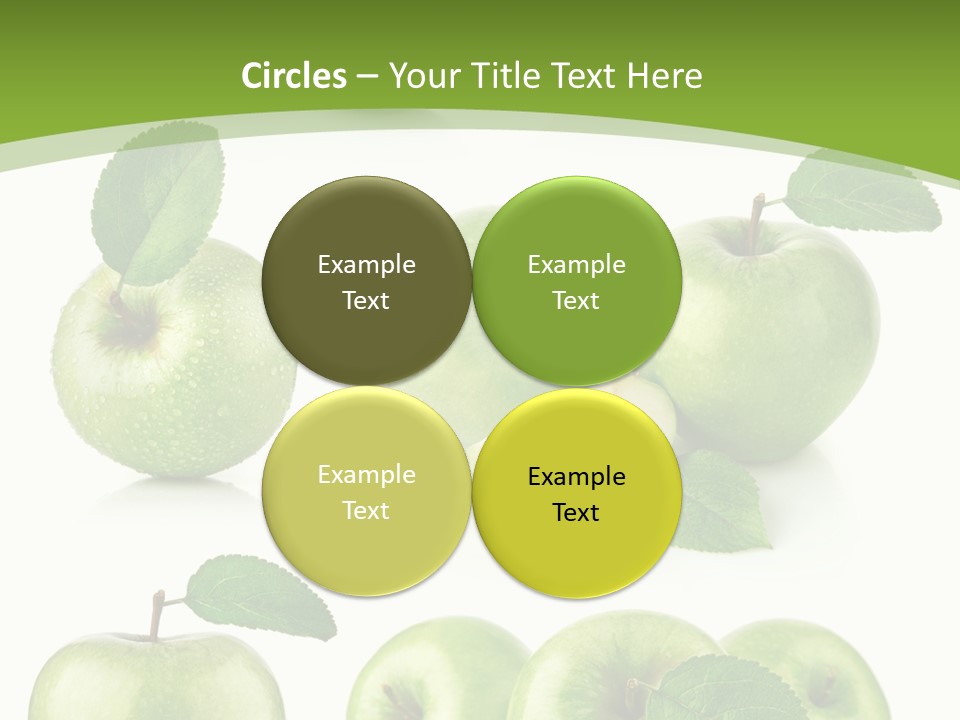 Isolated Leaf Food PowerPoint Template