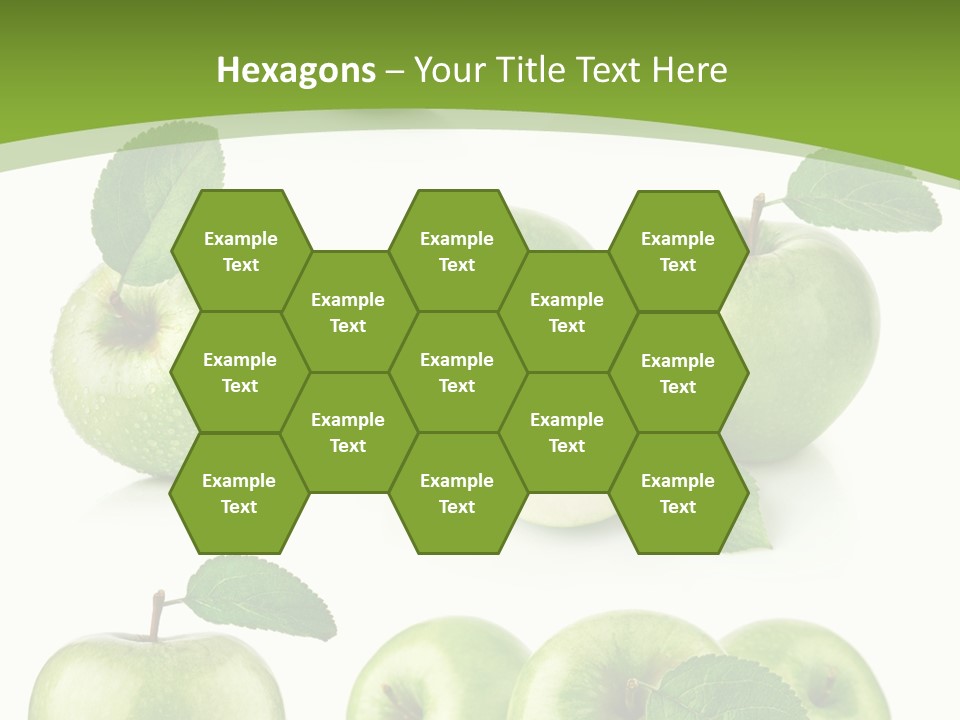 Isolated Leaf Food PowerPoint Template