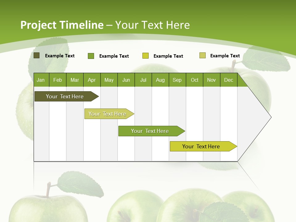 Isolated Leaf Food PowerPoint Template