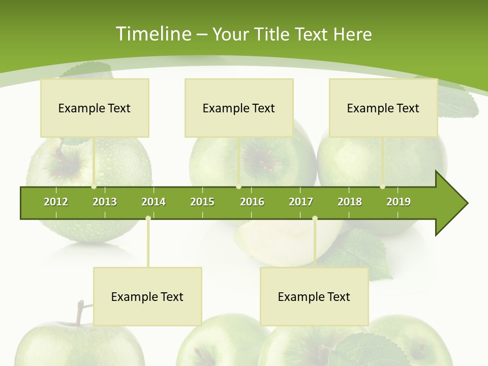 Isolated Leaf Food PowerPoint Template