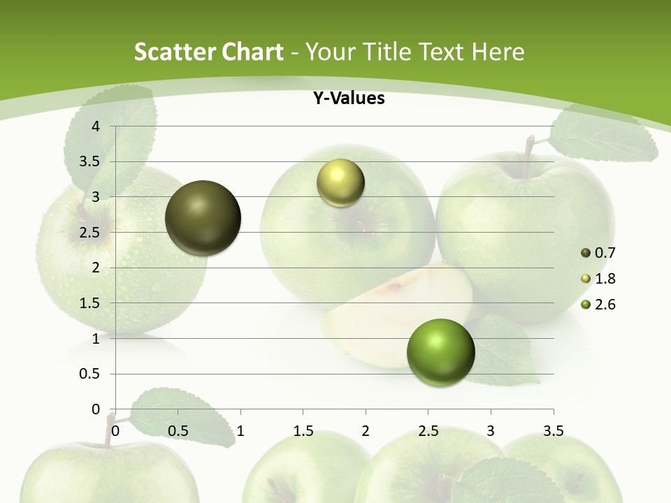 Isolated Leaf Food PowerPoint Template