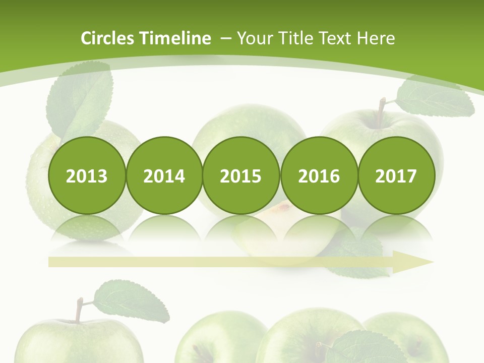 Isolated Leaf Food PowerPoint Template