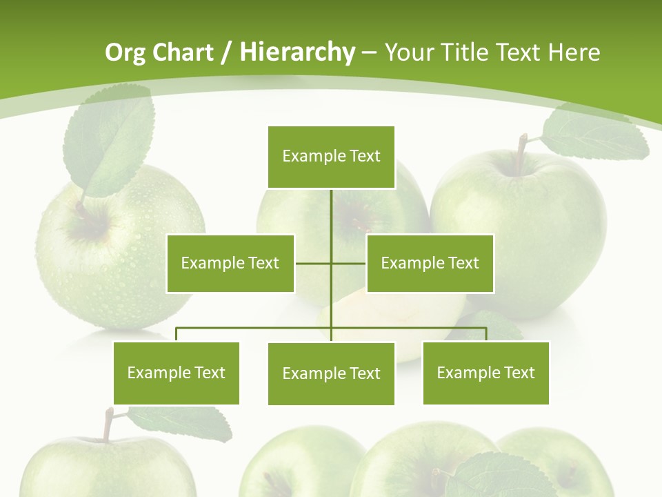 Isolated Leaf Food PowerPoint Template