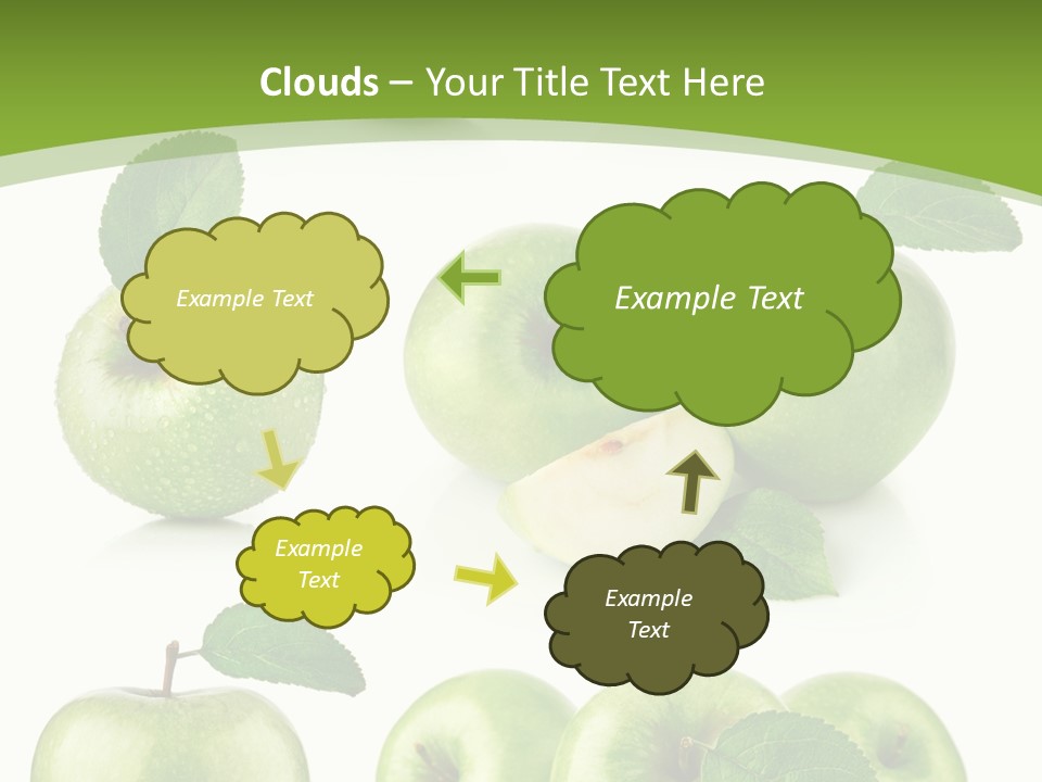 Isolated Leaf Food PowerPoint Template