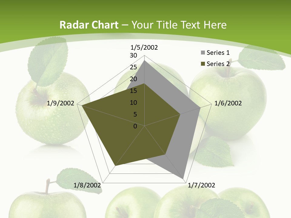Isolated Leaf Food PowerPoint Template