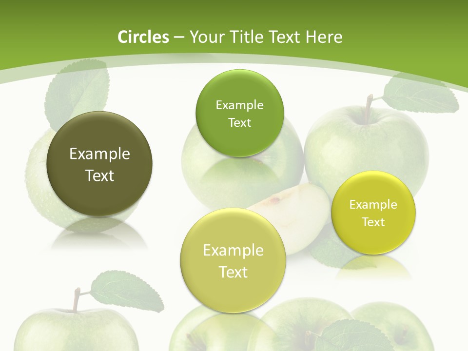 Isolated Leaf Food PowerPoint Template