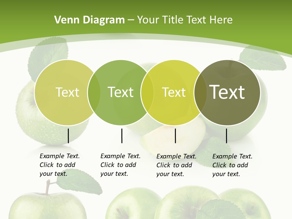 Isolated Leaf Food PowerPoint Template