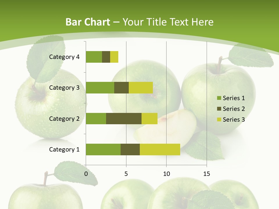 Isolated Leaf Food PowerPoint Template