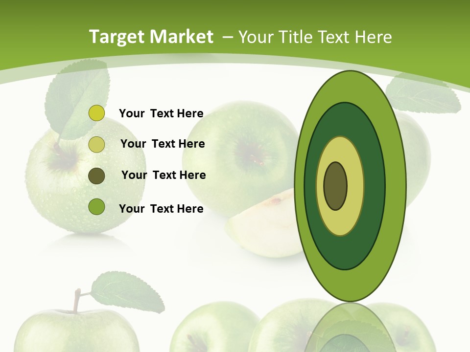 Isolated Leaf Food PowerPoint Template