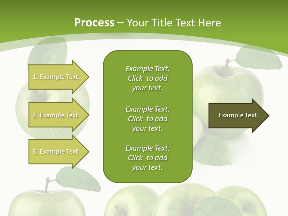 Isolated Leaf Food PowerPoint Template