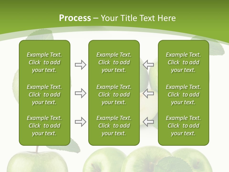 Isolated Leaf Food PowerPoint Template