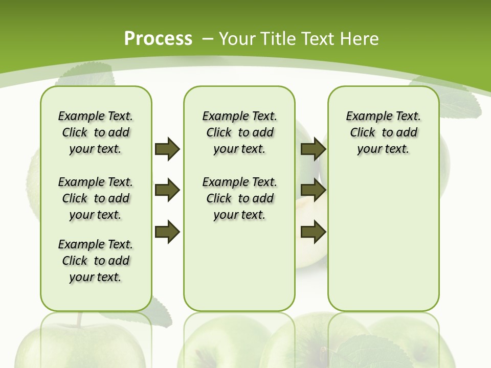 Isolated Leaf Food PowerPoint Template