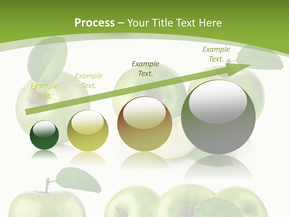 Isolated Leaf Food PowerPoint Template