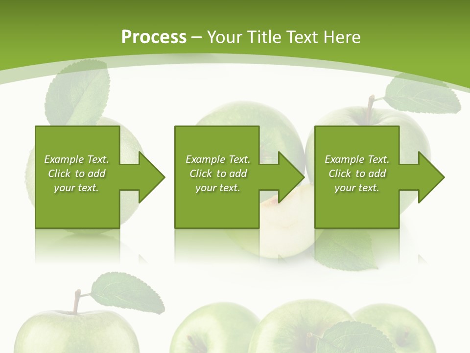 Isolated Leaf Food PowerPoint Template