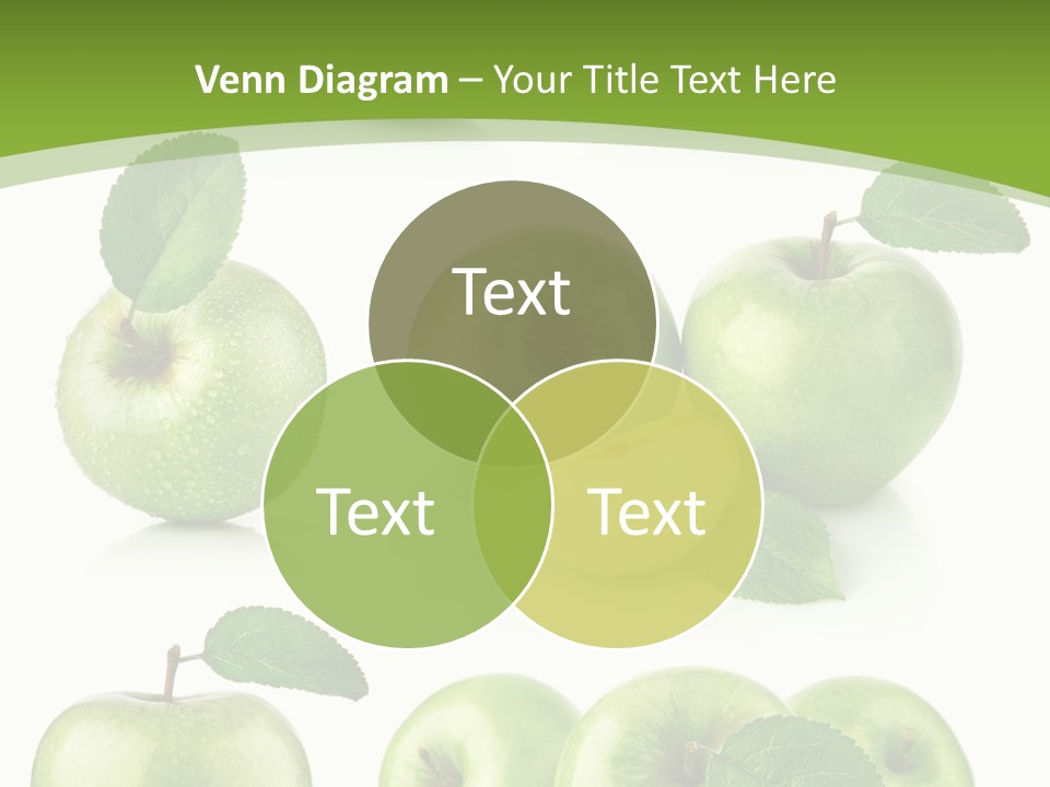 Isolated Leaf Food PowerPoint Template