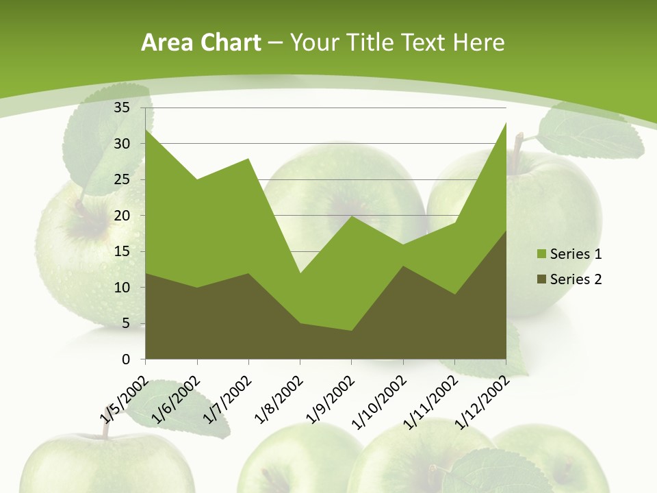 Isolated Leaf Food PowerPoint Template