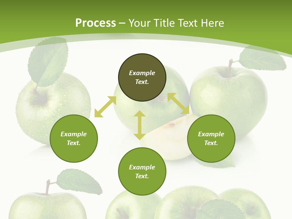 Isolated Leaf Food PowerPoint Template
