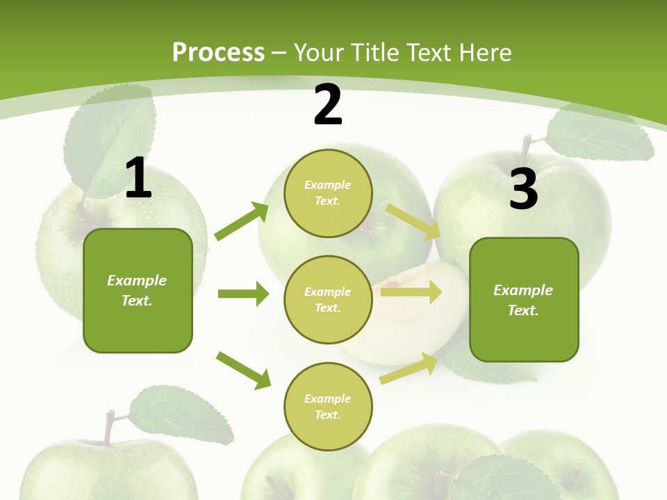 Isolated Leaf Food PowerPoint Template