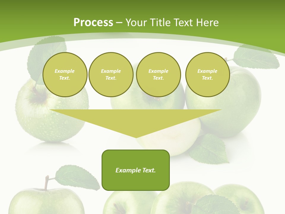 Isolated Leaf Food PowerPoint Template