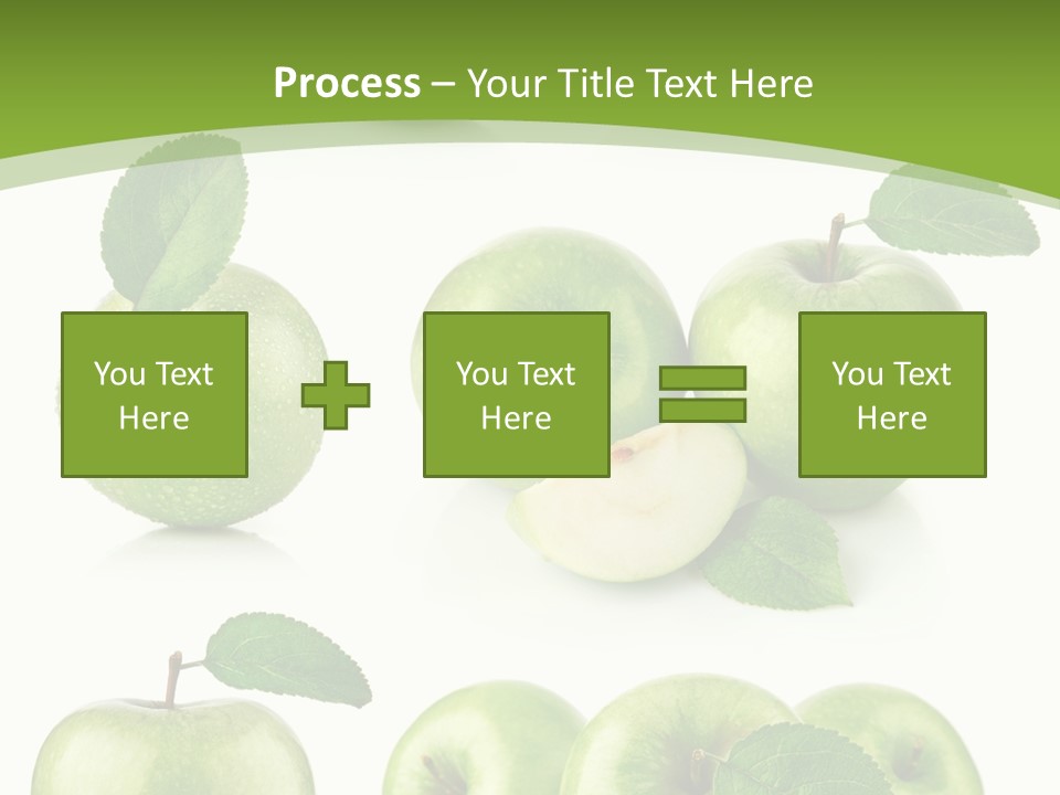 Isolated Leaf Food PowerPoint Template