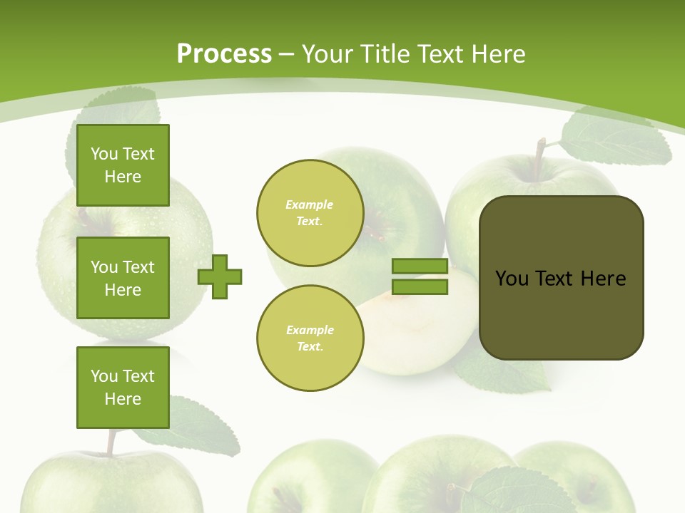 Isolated Leaf Food PowerPoint Template