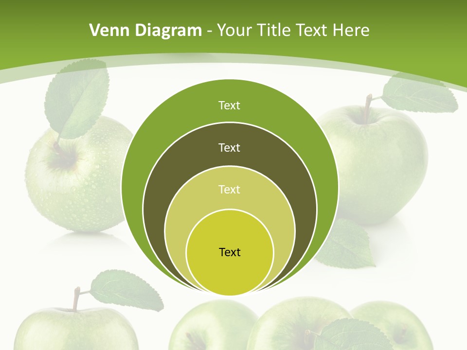 Isolated Leaf Food PowerPoint Template