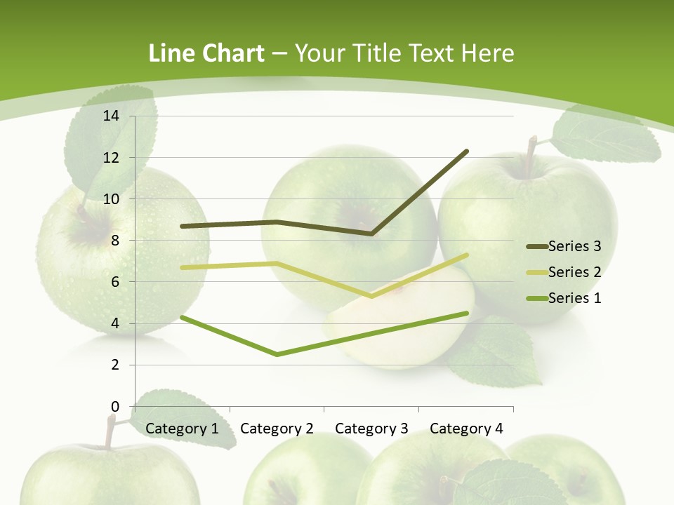 Isolated Leaf Food PowerPoint Template
