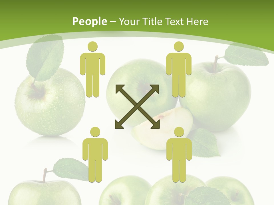 Isolated Leaf Food PowerPoint Template