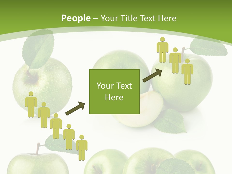 Isolated Leaf Food PowerPoint Template