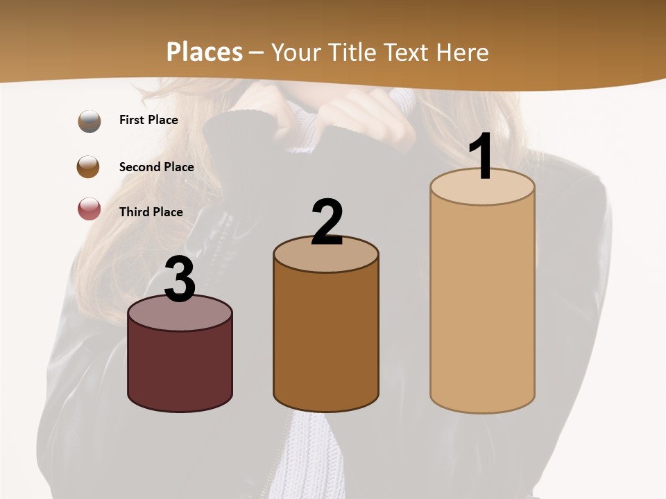 One Thinking Lady PowerPoint Template