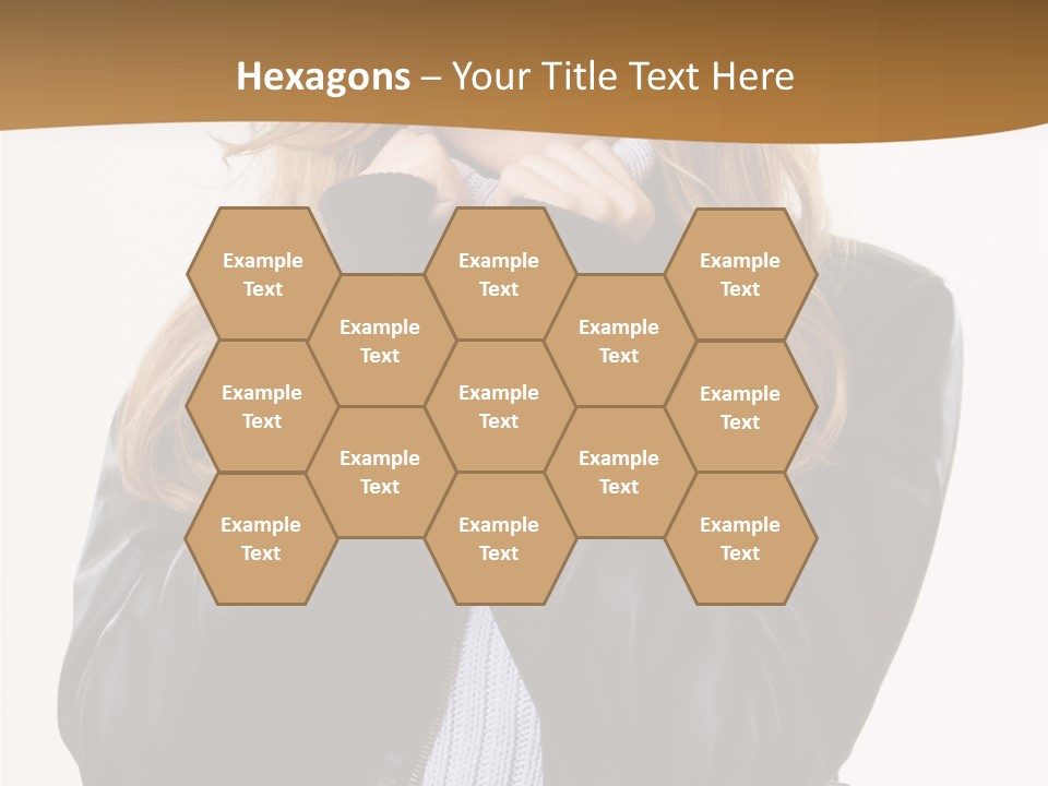 One Thinking Lady PowerPoint Template