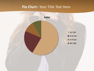 One Thinking Lady PowerPoint Template