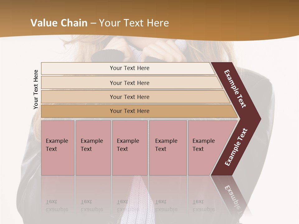 One Thinking Lady PowerPoint Template