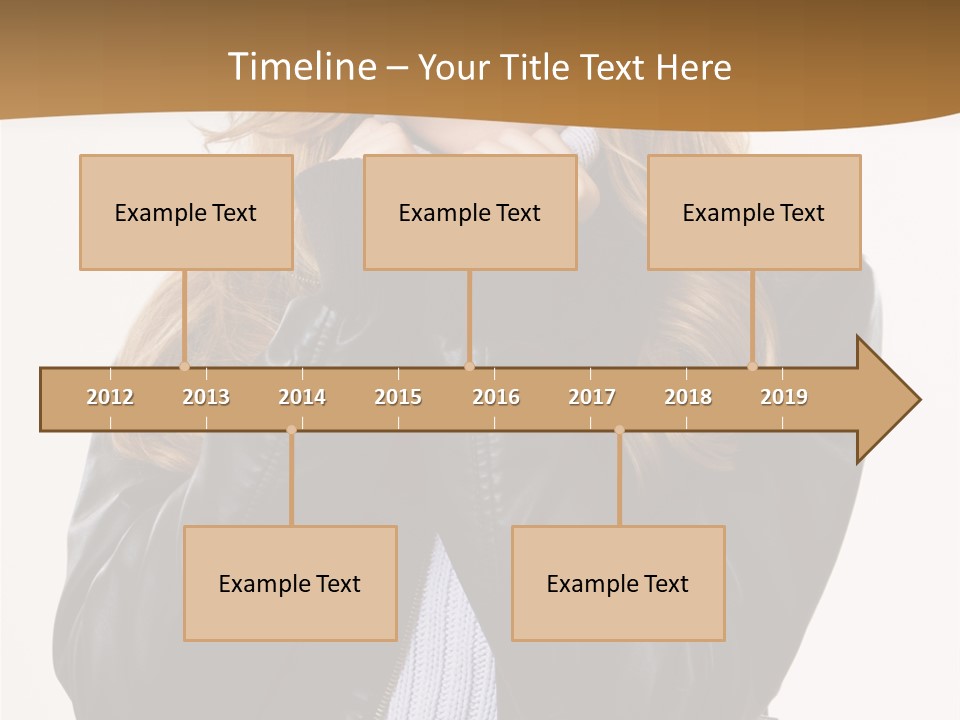 One Thinking Lady PowerPoint Template