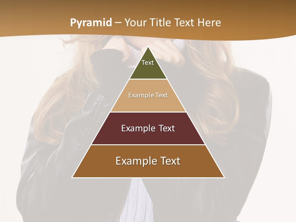 One Thinking Lady PowerPoint Template