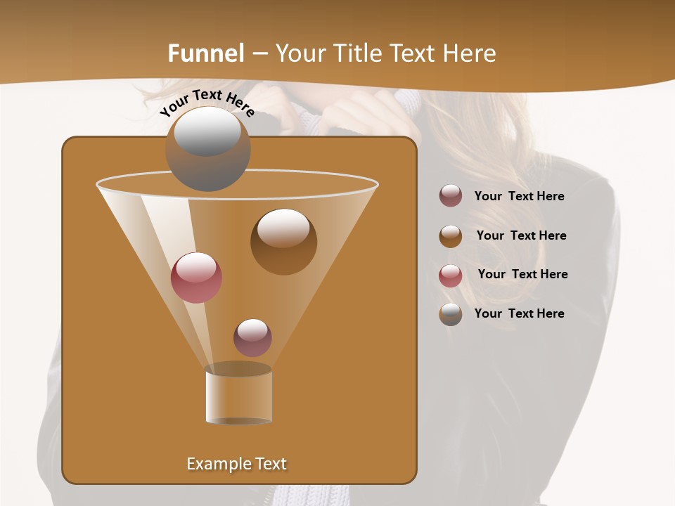 One Thinking Lady PowerPoint Template