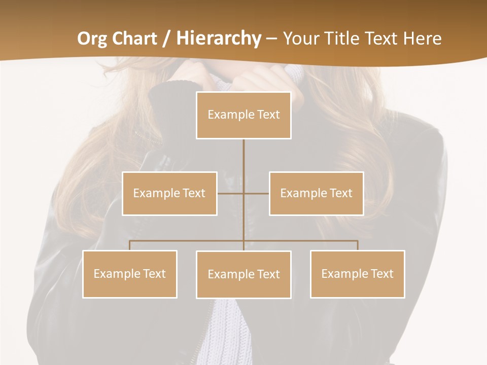 One Thinking Lady PowerPoint Template