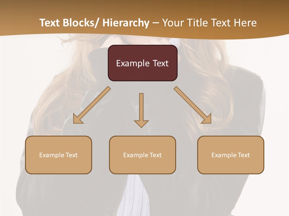 One Thinking Lady PowerPoint Template