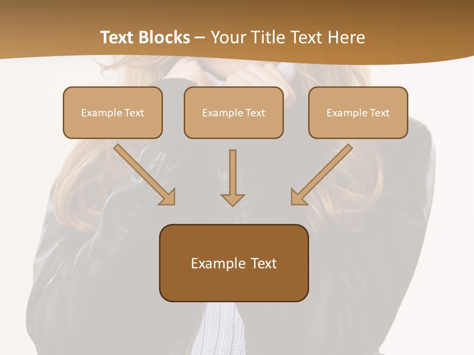 One Thinking Lady PowerPoint Template