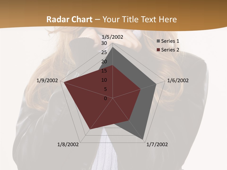 One Thinking Lady PowerPoint Template