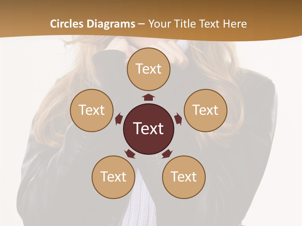 One Thinking Lady PowerPoint Template