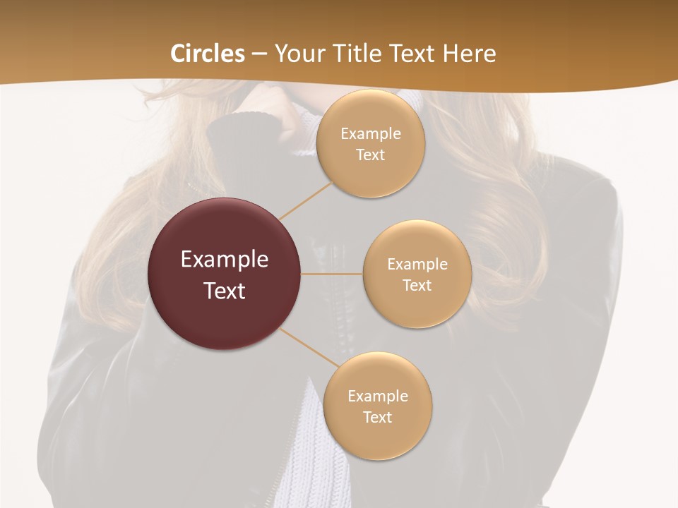 One Thinking Lady PowerPoint Template