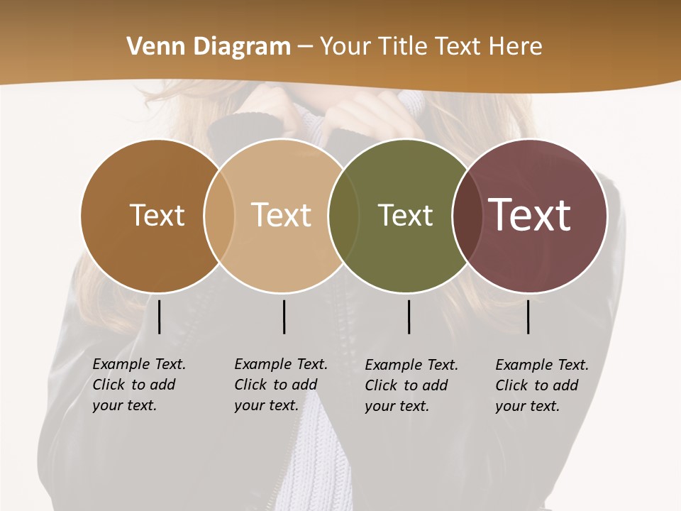 One Thinking Lady PowerPoint Template